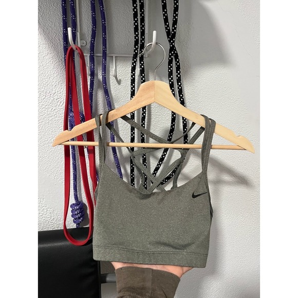 Nike Other - Nike Strappy Sports Bra Heather Gray